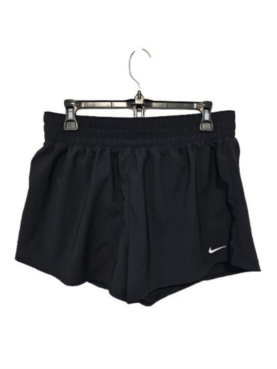 Nike Pants - Nike Black Women’s Dri-Fit Running Shorts with White Swoosh Size Large